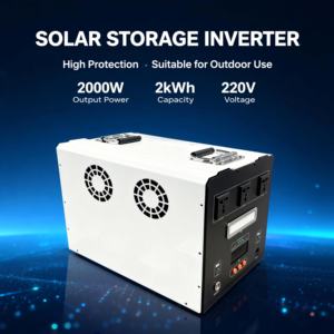 بنك طاقة متنقل خارجي مخصص بسعة 2000-2500 واط ساعة، خفيف الوزن، بطارية ليثيوم فوسفات الحديد، طاقة احتياطية للتنزه والتخييم والاستخدام في حالات الطوارئ - Product Image 1