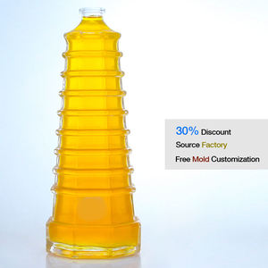 Venta Directa de Fábrica de Botellas de Vidrio Personalizadas de 500ml, 550ml, 600ml para Bebidas, Cerveza y Licores - Product Image 4
