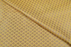 Tissu brocart poly premium brillant, écologique, respirant et léger à motif floral abstrait pour la confection de robes ethniques pour filles - Product Image 5