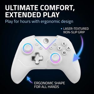 A CM-617 <b>Wireless</b> Game Controller Six Axis Gyroscope Hall Trigger Vibration Remote BT 4.0 OLED Joystick <b>PC</b> P4 Steam Switch Lite - Product Image 2