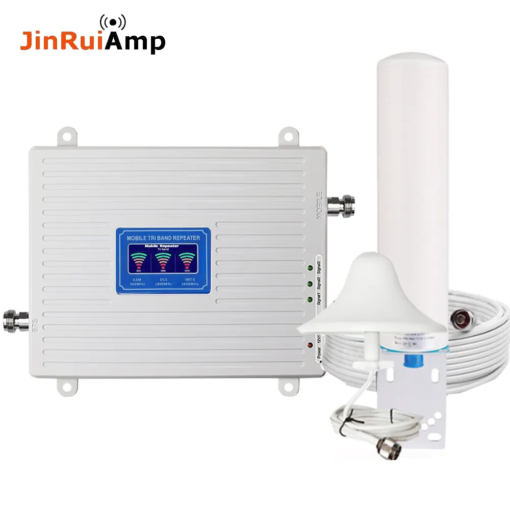 GSM Repeater 900/1800/2600MHz Signal Booster 2グラム3グラム4グラムAmplifier携帯