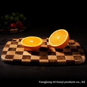 Tùy Chỉnh Keo Gỗ Cắt Hội Đồng Quản Trị Rắn Checkerboard Nhà Bếp Cắt Khối Bán Buôn Nhà Sản Xuất Đồ Ăn Bằng Gỗ - Product Image 3