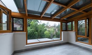 Véranda solaire professionnelle en verre trempé triangulaire pour extérieur, double vitrage trempé, verre Low-E, alimentée à l'énergie solaire - Product Image 5