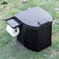 Toilettes mobiles de camping en plein air multifonctionnelles pliantes portables de haute qualité pour adultes et enfants