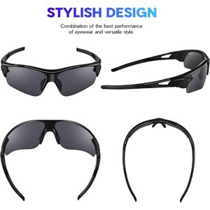 Occhiali da sole polarizzati Premium per uomini e donne giovani UV400 Tac occhiali per Baseball pesca ciclismo Golf moto verde rosso OEM - Product Image 5