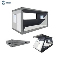 Cabine de bureau mobile modulaire en acier détachable Zhongchen, unité préfabriquée conçue pour une vie moderne de style conteneur