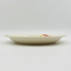 Plato Hondo Redondo de Melamina con Diseño de Pimiento Chili de 26 cm para Servir <span class=keywords><strong>Tacos</strong></span> y <span class=keywords><strong>Carne</strong></span> Asada - Product Image 3