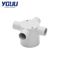 YOUU 20mm Boîte de conduits électriques en PVC DJB4-20 à 4 voies Australie Standard Electronics & Instrument Enclosure