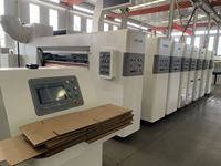 3 Colors Carton Box Printer Slotter Machine Corrugated Pizza Carton Box Flexo Printing Die-cutter Making Machine