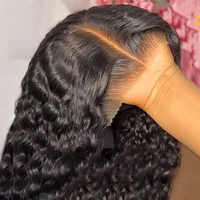 Perruques de luxe 13x4 13x6 en cheveux humains bruts bouclés, 100% cheveux humains brésiliens, sans colle, avec dentelle HD, densité 250%