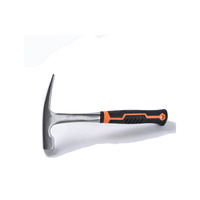 Marteau de maçon en acier forgé monobloc, marteau à burin monobloc, poignée antidérapante en TPR, personnalisation OEM ODM disponible
