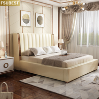 Cadre de lit de luxe Lit Cama Yatak Letto Letti Bedden Meubles de chambre à coucher Base pour lit simple Lit double Ensemble pour 2 personnes