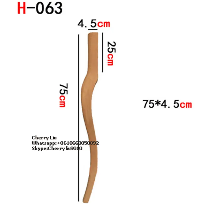 Massief Houten Meubels Gebogen Hout Tafelpoten