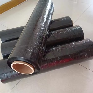 Factory Price Polyethylene <b>Pallet</b> Stretch Film Wrapping Black Stretch <b>Wrap</b> - Product Image 2