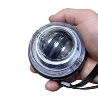 Appareil de renforcement centrifuge pour la force des poignets et des muscles du bras, avec gyroscope à lumière LED, fonction d'autostart, et fonction de comptage des tours