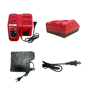 Chargeur rapide de remplacement 18V pour batterie au lithium Milwaukee / Series, entrée DC/AC, protection OVP - Product Image 3
