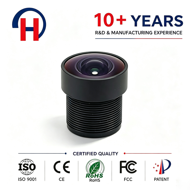 2.1mm 5MP HD 14 Pins 160 Degree Panoramic Fisheye Camera Lens