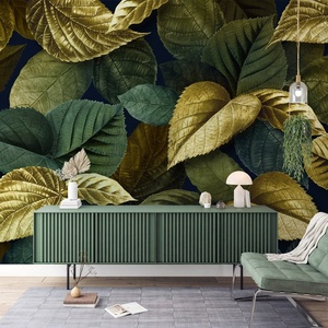 Vỏ cây lá xanh vàng và dính giấy dán tường hình nền HD - Product Image 3
