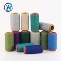Fil teint en coton mélangé de qualité supérieure en cône pour la fabrication de chaussettes, haute résistance à la traction, technique OE, résistant aux acides et antibactérien, vente en gros