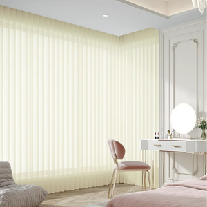 ستائر حلم بيضاء ستائر عمودية ستائر كهربائية آلية - Product Image 4