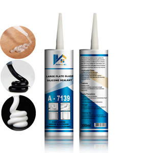 Scellant en <span class=keywords><strong>silicone</strong></span> acide imperméable de qualité construction, résistant à la pluie, non toxique, <span class=keywords><strong>colle</strong></span> pour verre pour baignoire, toilettes, évier de cuisine - Product Image 3