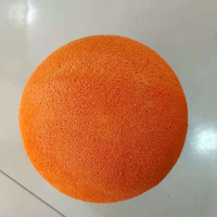 Produits très demandés : Billes de nettoyage en gel de silice et éponges de caoutchouc jaunes de haute qualité pour pompes à béton