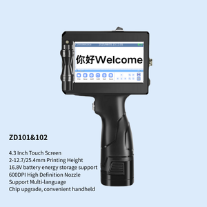 Tij Xách Tay 4.3-Inch Màn Hình Cảm Ứng Cầm Tay Máy In Phun Mã Hóa Máy Cho Mã Vạch Nhãn Văn Bản Logo Hàng Loạt Số Xp600 In - Product Image 2