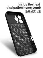 Étui de téléphone 2-en-1 antichoc et étanche en PC et TPU avec fenêtre coulissante, design de luxe, compatible avec les modèles 17/16/15/14/13/12/11/8/7 Pro Max