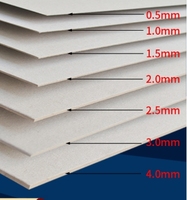 Feuilles de papier artisanal de qualité épaisse (1,5 mm-2,5 mm) blanches, noires, colorées, carton gris double face (1 mm), recyclé, format A4, pour exposition et cadeaux
