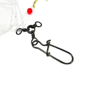 Hameçon triple pivotant avec double porte-appâts pour la pêche au porgy et au bar - Product Image 3