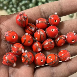 ลูกปัดเมล็ดแก้วสีธรรมชาติที่กำหนดเองสำหรับการเย็บปักถักร้อยลูกปัดแก้วเงินแบบแฮนด์เมดสำหรับการทำเครื่องประดับทำแก้วลูกปัดจำนวนมาก - Product Image 1