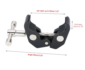 Support de <span class=keywords><strong>pince</strong></span> de <span class=keywords><strong>crabe</strong></span> en métal super articulé pour lumière de studio d'appareil photo reflex numérique ou bras magique - Product Image 4