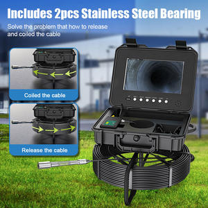 <span class=keywords><strong>PVC</strong></span> 10.1 pouces vidange et inspection de <span class=keywords><strong>tuyau</strong></span> 360 degrés CMOS 32MM lentille IP68 double lentille endoscope - Product Image 5