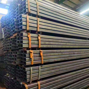 Liste de prix 50*50 60*60 90*90 100*100 100*120 100*150 etc. Spécifications <span class=keywords><strong>Tube</strong></span> carré rectangulaire en acier au carbone - Product Image 2