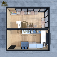 Casa Contenedor JHCE3 de Lujo, Completamente Amueblada, de 20/40 Pies, Diseño Contemporáneo, Casas Prefabricadas Premium, Puerta de Seguridad de Acero, Personalizable