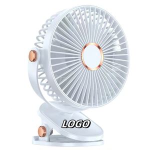 Ventilador de Clip Multifuncional X418 con Luz Nocturna, Recargable por USB, Portátil, Silencioso, Mini Ventilador de Material ABS/PC para Estudiantes - Product Image 1