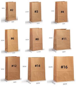 SHUOYE, bolsas de papel recubiertas hechas a medida, alimentos para llevar y embalaje al por menor con logotipo impreso en papel Kraft, 'Bolsa <span class=keywords><strong>Sac</strong></span> Box' - Product Image 5