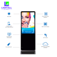 Kiosque 4k Intérieur Tactile LCD Lecteur de Publicité Machine Plancher Debout LCD Signal Numérique Écran Affichage Écran Totem Écran