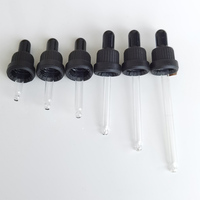 Pilfer-Proof 18/415 18mm compte-gouttes en verre bouteille d'huile essentielle pipette en verre compte-gouttes pour bouteilles en verre d'huile essentielle