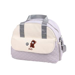 Bolsa de Pañales Estilo Japonés Coreano, Gran Capacidad, Impermeable, de Poliéster, Bolsa de Bebé, Bandolera, 40x18x30.5cm - Product Image 5