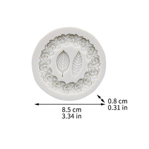 Moldes de Silicona para Repostería, Moldes de Silicona con Forma de Hojas para Chocolate, Decoración de Pasteles y Dulces - Product Image 2