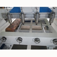 Multi husillos 4 ejes 3D carpintería grabado talla máquina 3D CNC enrutador de madera