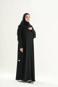 Best Selling Product Perfect Traditional Luxury Muslim Women Casual Abaya Wholesale - Product Image 4