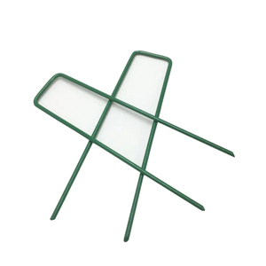 Agrafes de jardinage en métal de type U de 6 pouces, peintes, galvanisées, revêtues de vinyle vert, pour gazon et pelouse, qualité DIY - Product Image 5