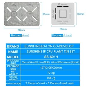 <span class=keywords><strong>Plataforma</strong></span> de Reballing SUNSHINE SS-601H para Reparación de CPU, Posicionamiento de CPU para iPhone A8/<span class=keywords><strong>A9</strong></span>/A10/A11/A12/A13 - Product Image 5