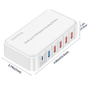Station <span class=keywords><strong>de</strong></span> charge rapide USB multiport 86W Hub 6 ports 20W PD USB C Bloc <span class=keywords><strong>de</strong></span> charge pour iPhone <span class=keywords><strong>iPad</strong></span> Tablet PC Samsung - Product Image 2