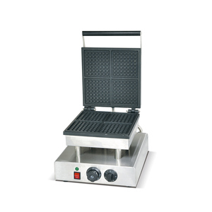 Gaufrier électrique professionnel antiadhésif en acier inoxydable 1500W pour hôtels et restaurants, avec plaques interchangeables sandwich/gaufre - Product Image 1
