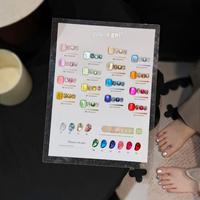 Yousegel – Kit de vernis gel pailleté effet œil de chat 20 couleurs 15 ml pour manucure et pédicure, non toxique, végétalien, longue tenue, style français et luxueux