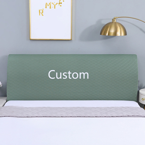 Custom Elastic Velvet Solid Color Microfiber Soft Dustproof Bed <strong>Headboard</strong> <strong>Cover</strong> For Decoration - Product Image 5
