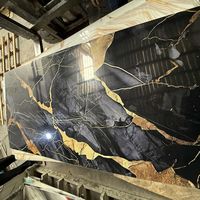 Panneau mural en PVC marbré UV de luxe, fourni directement par l'usine PM, pour la décoration intérieure des murs, pour la salle à manger, l'hôpital, en plastique imperméable